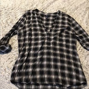 Gap Plaid Flannel Tunic